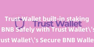 Trust Wallet built-in staking Store Your BNB Safely with Trust Wallet's Secure BNB Wallet